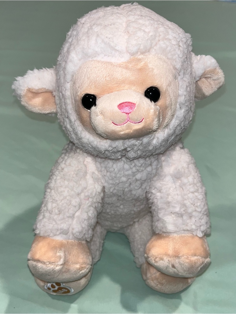 Build-A-Bear Workshop Swirly Clouds Lamb plush toy, 12"